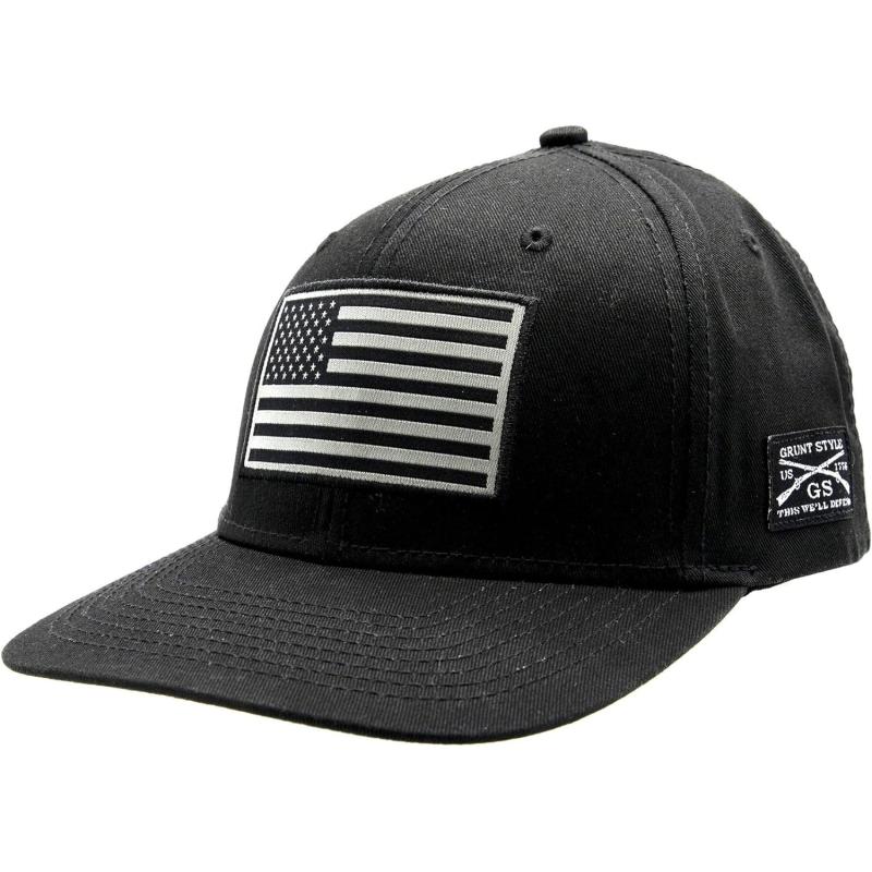 Grunt Style GS American Flag Hat(Black) - Grunt Style