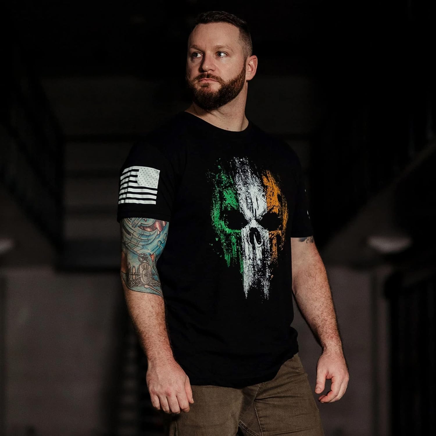 Grunt Style Men’s American Reaper 2.0 Short-Sleeve Tee(Irish Black ...