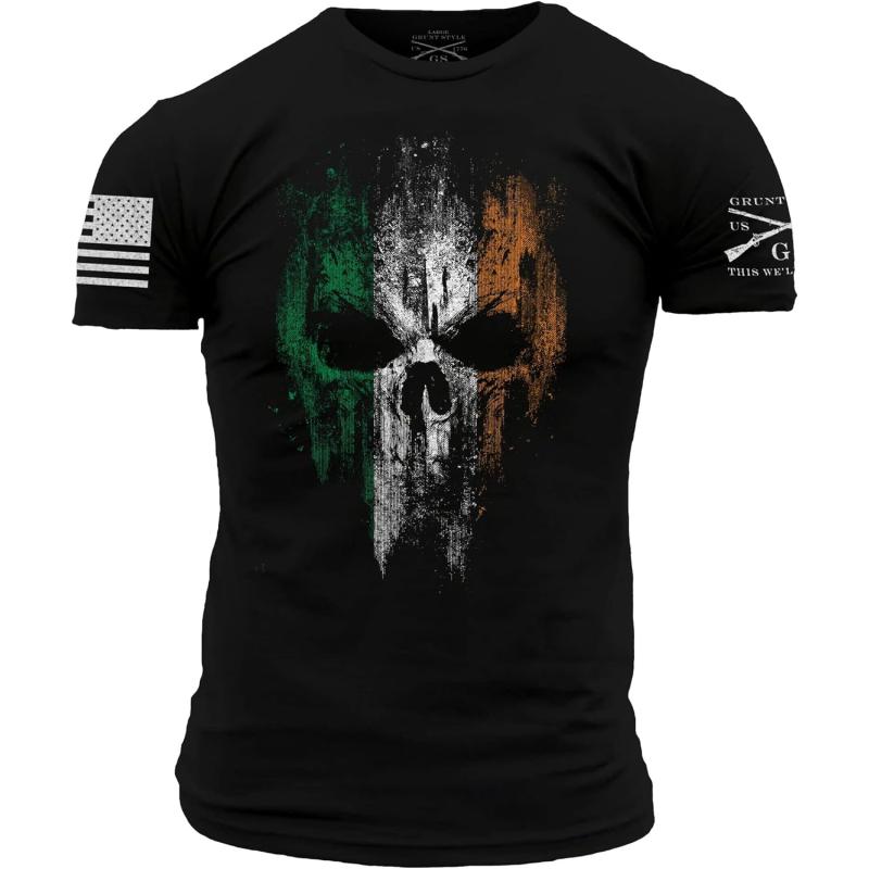 Grunt Style Men’s American Reaper 2.0 Short-Sleeve Tee(Irish Black ...